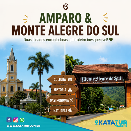 AMPARO E MONTE ALEGRE - SP